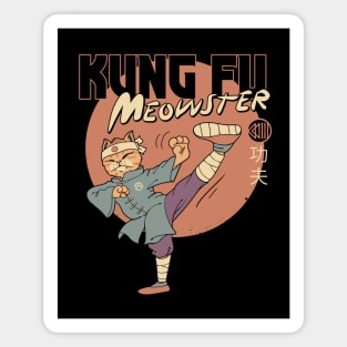 Kung Fu Meowster Magnet